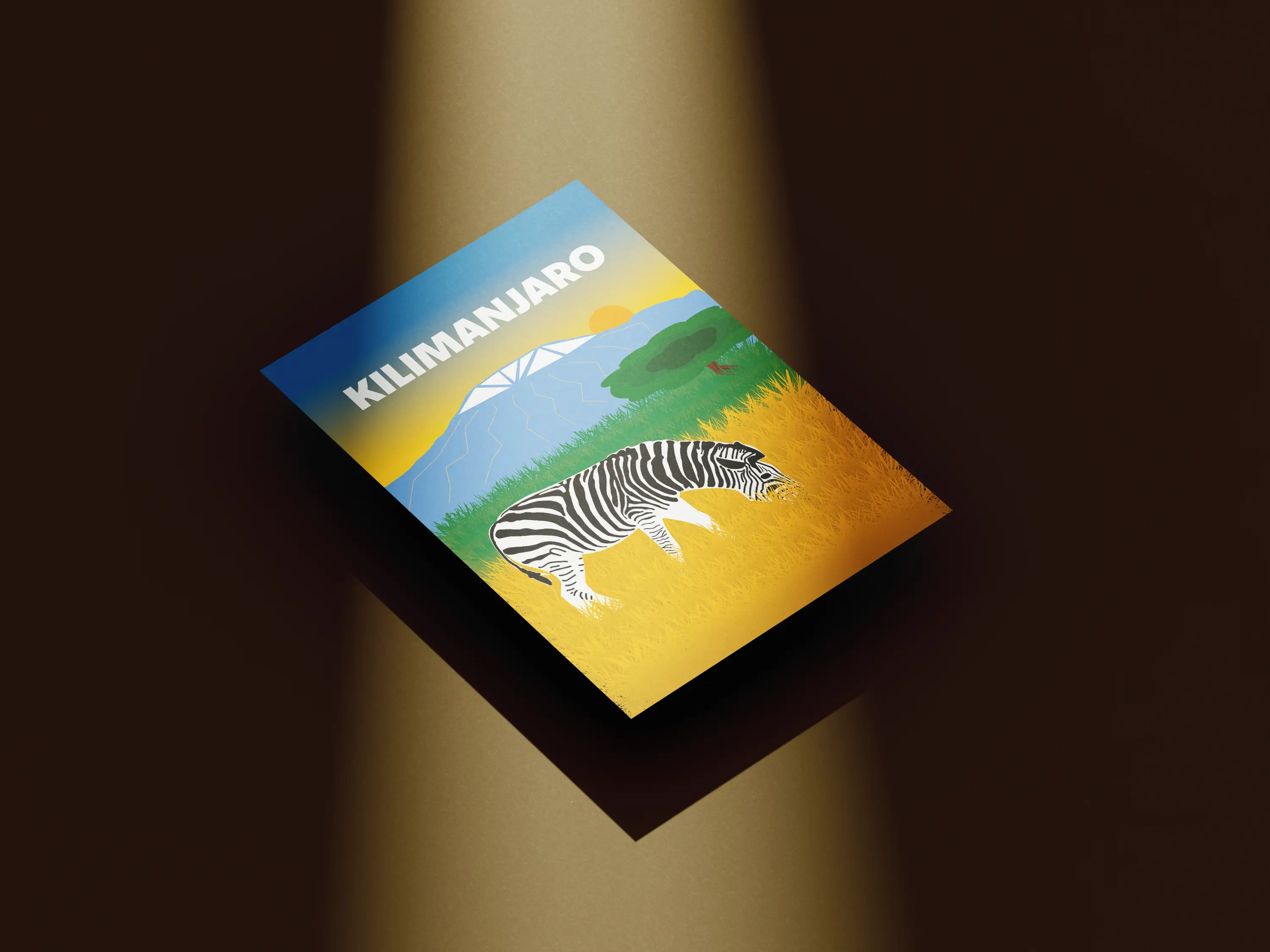 Affiche vectorielle Kilimanjaro